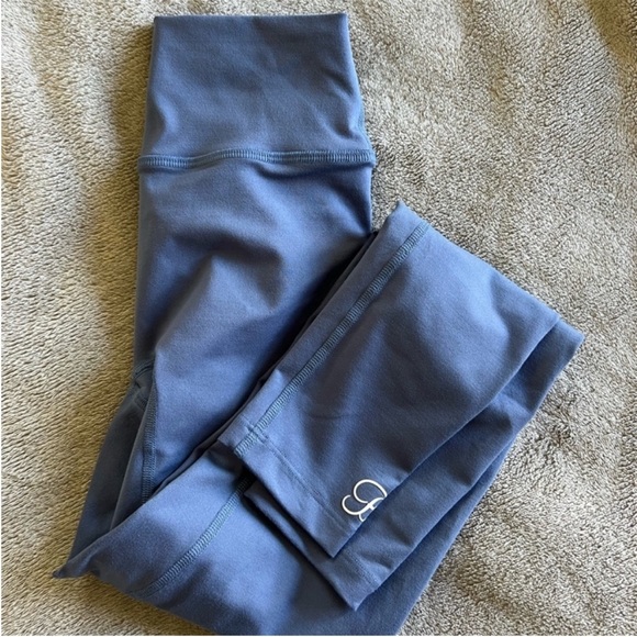 Bombshell Sportswear Pants - Bombshell Sportswear Blue High Waisted Leggings XS